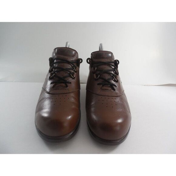 SAS Nursing Shoes Women Sz 9S Free Time Teak Brown Walking Leather‎ Comfort - Picture 3 of 9